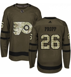 Youth Adidas Philadelphia Flyers 26 Brian Propp Premier Green Salute to Service NHL Jersey Youth Adidas Philadelphia Flyers 26 Brian Propp Premier Green Salute to Service NHL Jersey