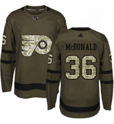 Youth Adidas Philadelphia Flyers 36 Colin McDonald Premier Green Salute to Service NHL Jersey Youth Adidas Philadelphia Flyers 36 Colin McDonald Premier Green Salute to Service NHL Jersey
