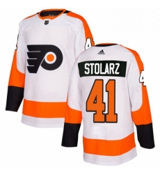 Youth Adidas Philadelphia Flyers 41 Anthony Stolarz Authentic White Away NHL Jersey Youth Adidas Philadelphia Flyers 41 Anthony Stolarz Authentic White Away NHL Jersey