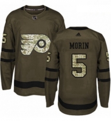 Youth Adidas Philadelphia Flyers 5 Samuel Morin Premier Green Salute to Service NHL Jersey Youth Adidas Philadelphia Flyers 5 Samuel Morin Premier Green Salute to Service NHL Jersey