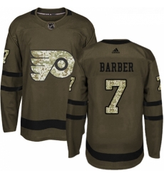 Youth Adidas Philadelphia Flyers 7 Bill Barber Authentic Green Salute to Service NHL Jersey Youth Adidas Philadelphia Flyers 7 Bill Barber Authentic Green Salute to Service NHL Jersey