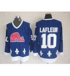Quebec Nordiques Hockey Jerseys #10 Lafleur Blue Jersey Quebec Nordiques Hockey Jerseys #10 Lafleur Blue Jersey