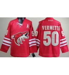 Phoenix Coyotes #50 Antoine Vermette Red NHL Jerseys Phoenix Coyotes #50 Antoine Vermette Red NHL Jerseys