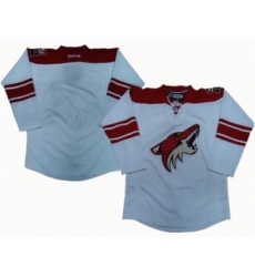 Phoenix Coyotes blank white jerseys Phoenix Coyotes blank white jerseys