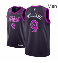 Men NBA 2018 19 Minnesota Timberwolves 9 CJ Williams City Edition Purple Jersey Men NBA 2018 19 Minnesota Timberwolves 9 CJ Williams City Edition Purple Jersey