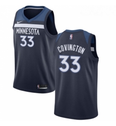 Mens Nike Minnesota Timberwolves 33 Robert Covington Swingman Navy Blue NBA Jersey Icon Edition 