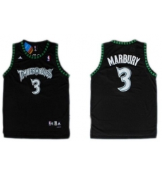 Minnesota Timberwolves #3 Stephon Marbury Black Swingman Jersey Minnesota Timberwolves #3 Stephon Marbury Black Swingman Jersey