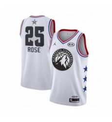 Womens Minnesota Timberwolves 25 Derrick Rose Swingman White 2019 All Star Game Basketball Jersey Womens Minnesota Timberwolves 25 Derrick Rose Swingman White 2019 All Star Game Basketball Jersey