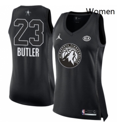 Womens Nike Jordan Minnesota Timberwolves 23 Jimmy Butler Swingman Black 2018 All Star Game NBA Jersey Womens Nike Jordan Minnesota Timberwolves 23 Jimmy Butler Swingman Black 2018 All Star Game NBA Jersey