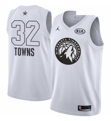 Youth Nike Jordan Minnesota Timberwolves 32 Karl Anthony Towns Swingman White 2018 All Star Game NBA Jersey Youth Nike Jordan Minnesota Timberwolves 32 Karl Anthony Towns Swingman White 2018 All Star Game NBA Jersey