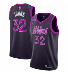 Youth Nike Minnesota Timberwolves 32 Karl Anthony Towns Swingman Purple NBA Jersey City Edition Youth Nike Minnesota Timberwolves 32 Karl Anthony Towns Swingman Purple NBA Jersey City Edition