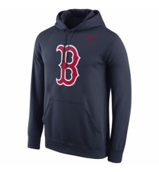 Men MLB Boston Red Sox Nike Logo Performance Pullover Hoodie Navy Men MLB Boston Red Sox Nike Logo Performance Pullover Hoodie Navy