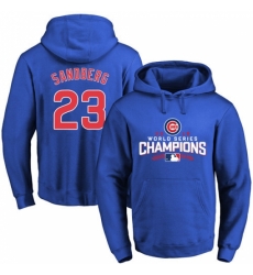 MLB Men Chicago Cubs 23 Ryne Sandberg Royal 2016 World Series Champions Walk Pullover Hoodie MLB Men Chicago Cubs 23 Ryne Sandberg Royal 2016 World Series Champions Walk Pullover Hoodie