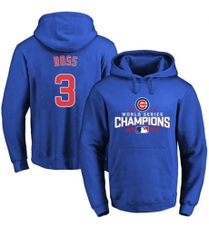 Men Chicago Cubs 3 David Ross Blue 2016 World Series Champions Pullover MLB Hoodie Men Chicago Cubs 3 David Ross Blue 2016 World Series Champions Pullover MLB Hoodie