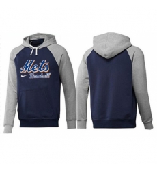 MLB Men Nike New York Mets Pullover Hoodie NavyGrey MLB Men Nike New York Mets Pullover Hoodie NavyGrey