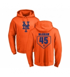 Men MLB Nike New York Mets 45 Tug McGraw Orange RBI Pullover Hoodie Men MLB Nike New York Mets 45 Tug McGraw Orange RBI Pullover Hoodie