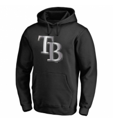 Men MLB Tampa Bay Rays Platinum Collection Pullover Hoodie Black Men MLB Tampa Bay Rays Platinum Collection Pullover Hoodie Black