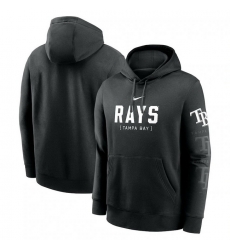 Mens Nike Black Tampa Bay Rays Fashion Club Pullover Hoodie Mens Nike Black Tampa Bay Rays Fashion Club Pullover Hoodie