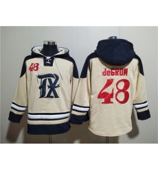 Men Texas Rangers 48 Jacob DeGrom Cream Ageless Must Have Lace Up Pullover Hoodie Men Texas Rangers 48 Jacob DeGrom Cream Ageless Must Have Lace Up Pullover Hoodie