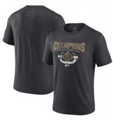 Men Vegas Golden Knights Heather Charcoal 2023 Western Conference Champions Icing Tri Blend T Shirt Men Vegas Golden Knights Heather Charcoal 2023 Western Conference Champions Icing Tri Blend T Shirt