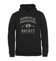 NHL Mens Nashville Predators Black Camo Stack Pullover Hoodie NHL Mens Nashville Predators Black Camo Stack Pullover Hoodie