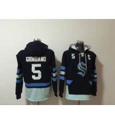 Men Seattle Kraken 5 Mark Giordano Stitched Hoodie Men Seattle Kraken 5 Mark Giordano Stitched Hoodie