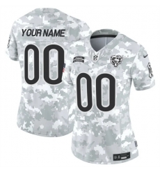 Women Chicago Bears Active Player Custom 2024 F U S E Arctic Camo Salute To Service Limited Stitched Football Jersey Women Chicago Bears Active Player Custom 2024 F U S E Arctic Camo Salute To Service Limited Stitched Football Jersey