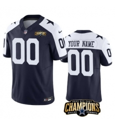 Men Dallas Cowboys Active Player Custom Nay White 2023 F U S E NFC East Champions Patch Stitched Football Jersey Men Dallas Cowboys Active Player Custom Nay White 2023 F U S E NFC East Champions Patch Stitched Football Jersey