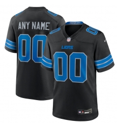 Men Women Youth Detroit Lions Nike Custom Game Jersey Black 2024 Fuse Men Women Youth Detroit Lions Nike Custom Game Jersey Black 2024 Fuse