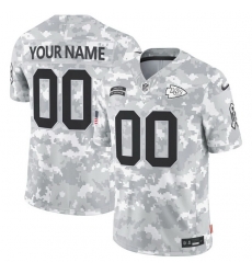 Men Kansas City Chiefs Active Player Custom 2024 F U S E Arctic Camo Salute To Service Limited Stitched Football Jersey Men Kansas City Chiefs Active Player Custom 2024 F U S E Arctic Camo Salute To Service Limited Stitched Football Jersey