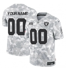 Men Las Vegas Raiders Active Player Custom 2024 F U S E Arctic Camo Salute To Service Limited Stitched Football Jersey Men Las Vegas Raiders Active Player Custom 2024 F U S E Arctic Camo Salute To Service Limited Stitched Football Jersey