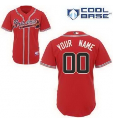Men Women Youth All Size Atlanta Braves Cool Base Custom Jerseys Red Men Women Youth All Size Atlanta Braves Cool Base Custom Jerseys Red
