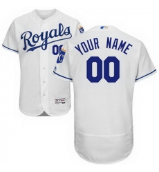 Men Women Youth All Size Kansas City Royals Majestic Road Flex Base Custom Jersey White Men Women Youth All Size Kansas City Royals Majestic Road Flex Base Custom Jersey White