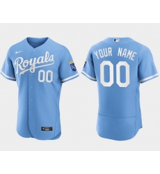 Men's Kansas City Royals ACTIVE PLAYER Custom Blue Flex Base Stitched Jersey Men's Kansas City Royals ACTIVE PLAYER Custom Blue Flex Base Stitched Jersey