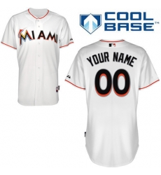 Men Women Youth All Size Miami Marlins Custom Cool Base Jersey White 3 Men Women Youth All Size Miami Marlins Custom Cool Base Jersey White 3