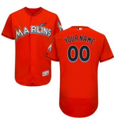 Men Women Youth All Size Miami Marlins Custom Flex Base Jersey Orange Men Women Youth All Size Miami Marlins Custom Flex Base Jersey Orange