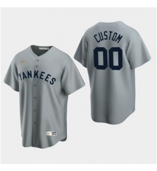 Men Women youth Custom New York Yankees Gray Road Cooperstown Collection Nike Jersey Men Women youth Custom New York Yankees Gray Road Cooperstown Collection Nike Jersey