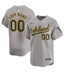 Men Women youth Oakland Athletics Active Player Custom Grey Away Limited Stitched Jersey Men Women youth Oakland Athletics Active Player Custom Grey Away Limited Stitched Jersey