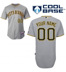 Men Women Youth All Size Pittsburgh Pirates Grey Customized Cool Base Jersey 3 Men Women Youth All Size Pittsburgh Pirates Grey Customized Cool Base Jersey 3