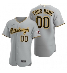 Men Women Youth Toddler All Size Pittsburgh Pirates Custom Nike Gray Stitched MLB Flex Base 2020 Road Jersey Men Women Youth Toddler All Size Pittsburgh Pirates Custom Nike Gray Stitched MLB Flex Base 2020 Road Jersey