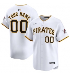 Men Women youth Pittsburgh Pirates Active Player Custom White Home Limited Stitched Baseball Jersey Men Women youth Pittsburgh Pirates Active Player Custom White Home Limited Stitched Baseball Jersey