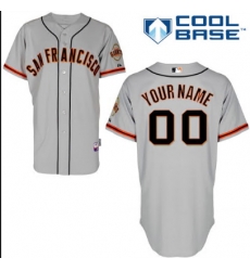 Men Women Youth All Size San Francisco Giants Majestic Grey Alternate 2017 Cool Base Custom Jersey 3 Men Women Youth All Size San Francisco Giants Majestic Grey Alternate 2017 Cool Base Custom Jersey 3