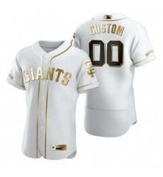 Men Women Youth Toddler All Size San Francisco Giants Custom Nike White Stitched MLB Flex Base Golden Edition Jersey Men Women Youth Toddler All Size San Francisco Giants Custom Nike White Stitched MLB Flex Base Golden Edition Jersey