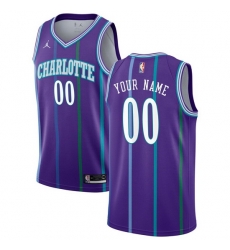 Men Women Youth Toddler Charlotte Hornets Purple Custom Nike NBA Stitched Jersey Men Women Youth Toddler Charlotte Hornets Purple Custom Nike NBA Stitched Jersey