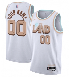 Men Women Youth Cleveland Cavaliers Active Player Custom 2022 2023 White City Edition Stitched Basketball Jersey Men Women Youth Cleveland Cavaliers Active Player Custom 2022 2023 White City Edition Stitched Basketball Jersey