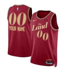 Men Women youth Cleveland Cavaliers Active Player Custom Wine 2023 24 City Edition Stitched Jersey Men Women youth Cleveland Cavaliers Active Player Custom Wine 2023 24 City Edition Stitched Jersey