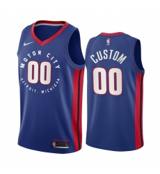 Men Women youth Nike Pistons Cusom Blue NBA Swingman 2020 21 City Edition Jersey Men Women youth Nike Pistons Cusom Blue NBA Swingman 2020 21 City Edition Jersey
