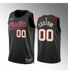 Men Women youth Portland Trail Blazers Active Player Custom Black 2023 24 City Edition Stitched Basketball Jersey Men Women youth Portland Trail Blazers Active Player Custom Black 2023 24 City Edition Stitched Basketball Jersey