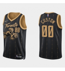 Men Women Youth Toddler Toronto Raptors Active Player Custom 2021 22 City Edition Black 75th Anniversary Swingman Stitched Basketball Jersey Men Women Youth Toddler Toronto Raptors Active Player Custom 2021 22 City Edition Black 75th Anniversary Swingman Stitched Basketball Jersey
