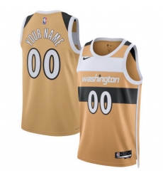 Washington Wizards Nike Unisex 2025 2026 City Edition Swingman Custom Jersey Gold
